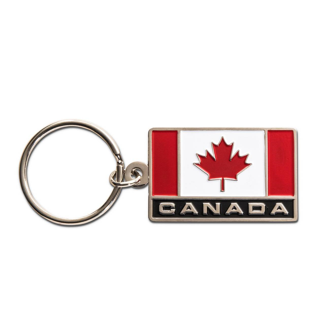 KEYRING CANADA FLAG METAL